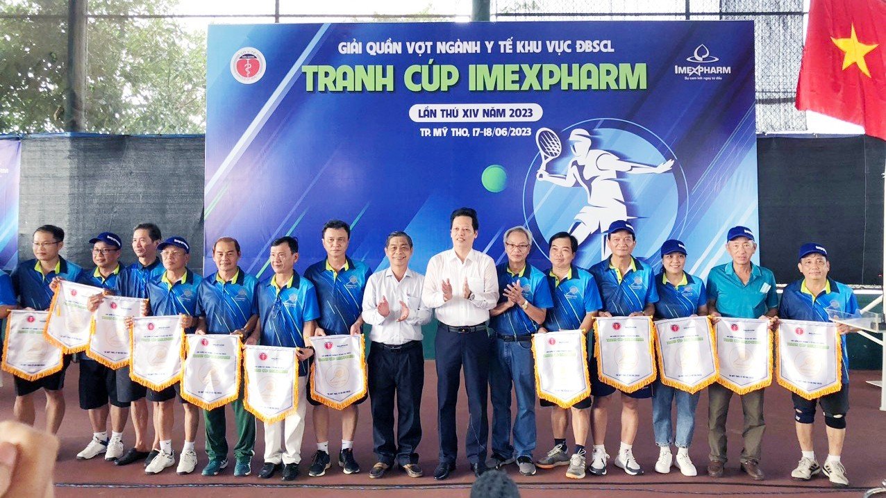 Giải quần vợt ngành y tế đồng bằng sông Cửu Long - tranh cúp Imexpharm lần thứ XIV năm 2023