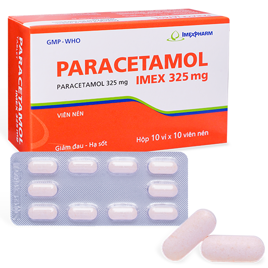 PARACETAMOL IMEX 325mg - 100v
